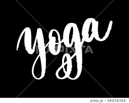 Yoga studio concept logo design. Elegant hand Yoga studio concept logo design. Elegant hand 66838368