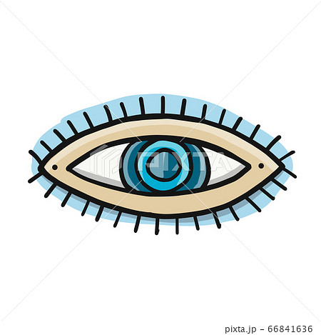 Eye icon. Sketch for your design 66841636