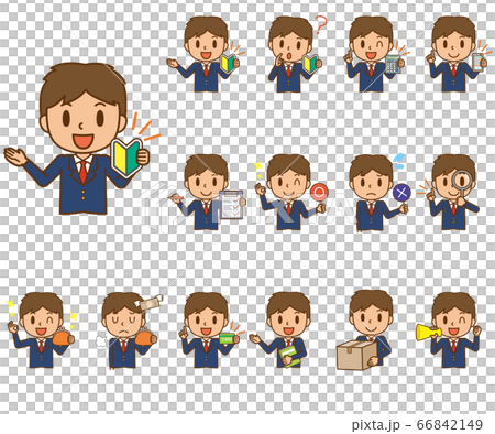Student student boy boy male facial expression gesture set Student student boy boy male facial expression gesture set 66842149