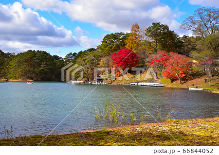秋　五色沼湖沼群　毘沙門沼 66844052