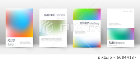 Flyer layout. Minimalistic comely template for Bro 66844137