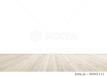 Wood floor in sepia brown with empty white wall interior background Wood floor in sepia brown with empty white wall interior background 66845111