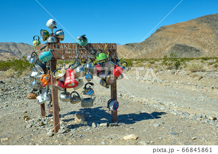 Teakettle Junction In Death Valley National Park California 66845861