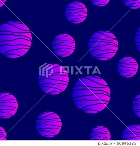 Gradient geometry in a modern style on a dark blue 66846335