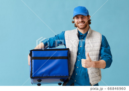 Delivery person at work Delivery person at work 66846960