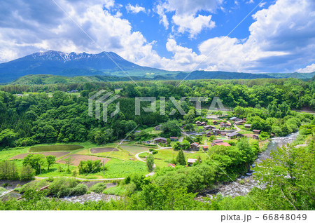 柳又展望台からの御嶽山 66848049