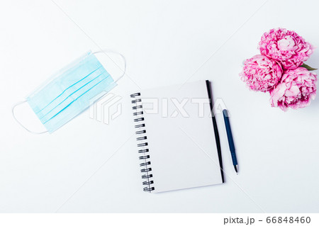 Top view protective medical face mask 66848460