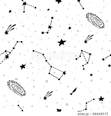 Cosmic fabric for kids. Bright childish tile.  66848575