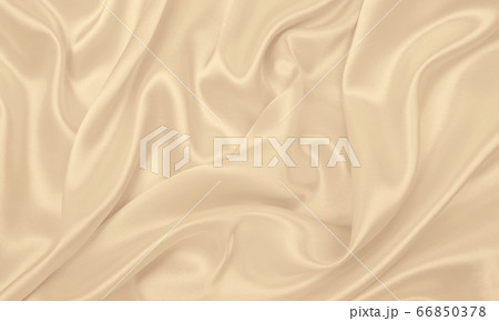 Smooth elegant golden silk or satin luxury cloth 66850378