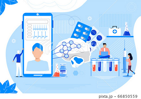 Neurologist, mental health concept vector for website. Neurology, dementia, alzheimer metaphor. Head CT in clinic. Anatomy of brain and examination psychiatric diseases. World brain day, awareness Neurologist, mental health concept vector for website. Neurology, dementia, alzheimer metaphor. Head CT in clinic. Anatomy of brain and examination psychiatric diseases. World brain day, awareness 66850559