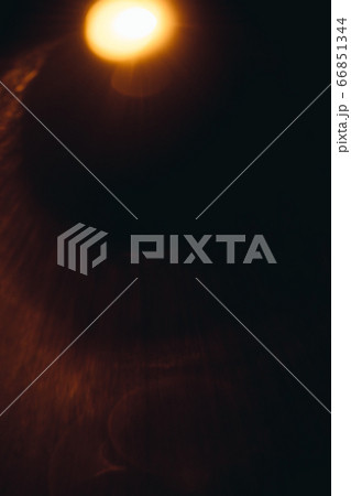 Abstract Natural Sun flare on the black 66851344