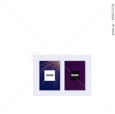 Hipster cover design template set. Violet abstract Hipster cover design template set. Violet abstract 66851528