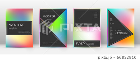 Flyer layout. Black classy template for Brochure,  66852910