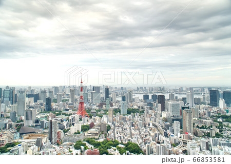 Dramatic HDR image and tone of Tokyo cityscape and cloudy background which Tokyo building and tower in combination. Concept dramatic Tokyo city in soft selection focus. Dramatic HDR image and tone of Tokyo cityscape and cloudy background which Tokyo building and tower in combination. Concept dramatic Tokyo city in soft selection focus. 66853581