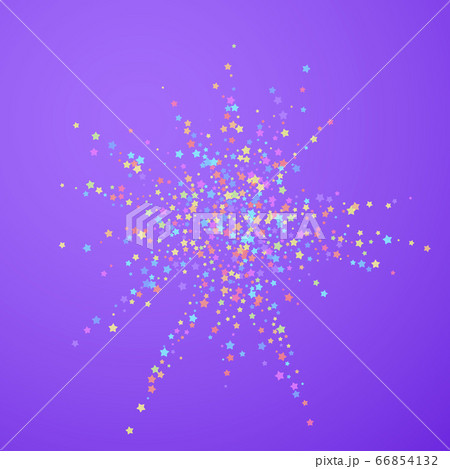 Festive confetti. Celebration stars. Colorful star 66854132