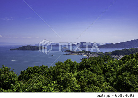 音戸の瀬戸公園　情島と大浦﨑と倉橋島　広島県呉市 66854693