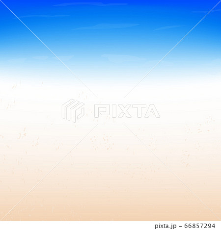 浜辺に波（夏の海イメージ） 66857294