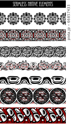 abstract background native north american set 66857433