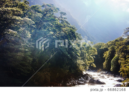 New Zealand river New Zealand river 66862168