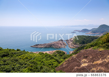 宮崎県 夏 日向市 クルスの海 宮崎県 夏 日向市 クルスの海 66863376