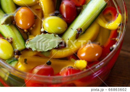 夏野菜のピクルス 夏野菜のピクルス 66863602