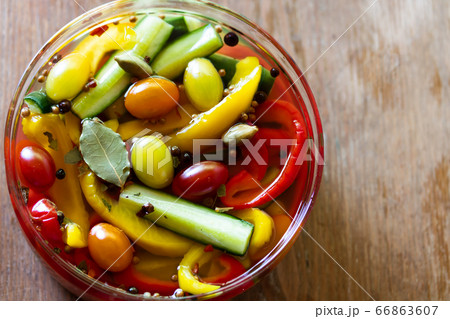 夏野菜のピクルス 夏野菜のピクルス 66863607