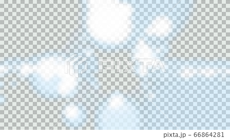 CGパーティクル　光るパーティクルのフレーム背景  66864281