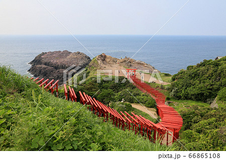 山口県 夏 長門市 元乃隅稲荷神社 山口県 夏 長門市 元乃隅稲荷神社 66865108