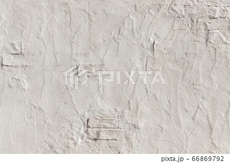 漆喰のパターン Unique pattern of an old plastered wall 漆喰のパターン Unique pattern of an old plastered wall 66869792