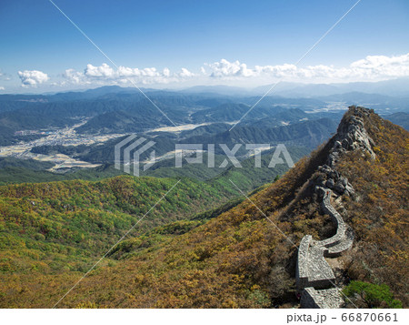 韓国 青松郡 峡谷 66870661