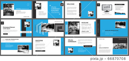 Presentation and slide layout template.  66870708