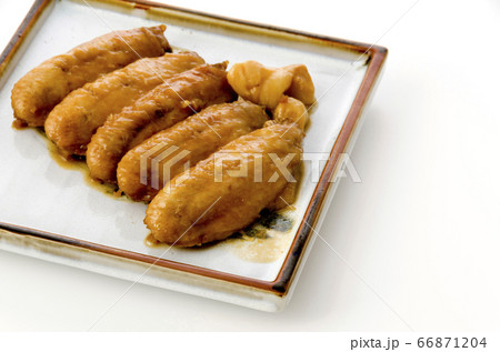 鶏手羽中の甘辛照り焼き 鶏手羽中の甘辛照り焼き 66871204