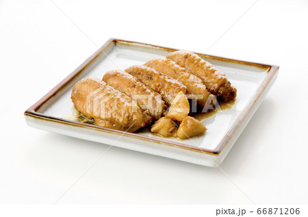 鶏手羽中の甘辛照り焼き 66871206