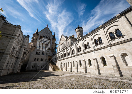 Famous Neuschwanstein Castle in Schwangau Bavaria Germany 66871774