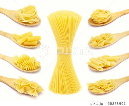 Pasta set. Raw italian food Pasta set. Raw italian food 66873991