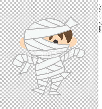 ハロウィン ミイラ ミイラ男 仮装 手描き イラスト ハロウィン ミイラ ミイラ男 仮装 手描き イラスト 66874573