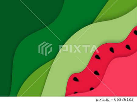 Summer background with watermelon . Summer concept. Vector illustration Summer background with watermelon . Summer concept. Vector illustration 66876132