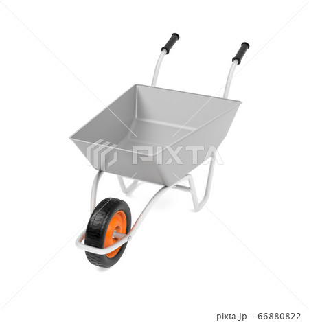 Garden barrow. 3d rendering illustration Garden barrow. 3d rendering illustration 66880822