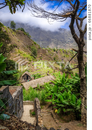 Paul Valley landscape in Santo Antao island, Cape Paul Valley landscape in Santo Antao island, Cape 66881870