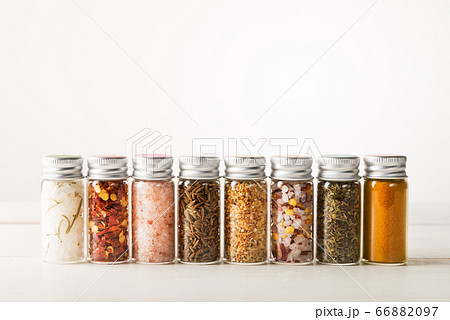 Spices Set in Mini Bottles 66882097