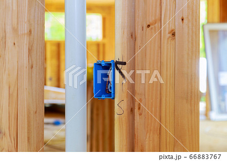 Work on installing electrical outlets mounts in Work on installing electrical outlets mounts in 66883767