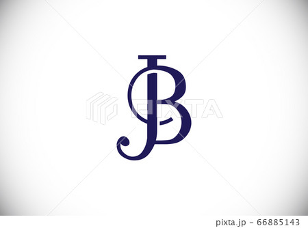 Initial Monogram Letter J B Logo Design Vector Template. JB Letter Logo Design 66885143