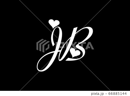 Initial Monogram Letter J B Logo Design Vector Template. JB Letter Logo Design 66885144