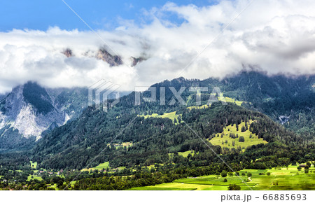 Landscape of Alpine mountains, nature of Landscape of Alpine mountains, nature of 66885693