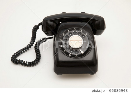 昭和の黒電話 レトロ