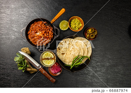 チリビーンズ　チリコンカン　Chili con carne 66887974