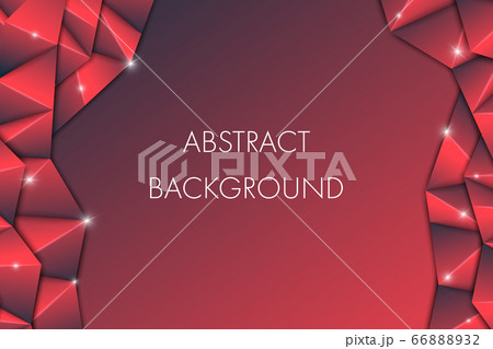 3d low poly abstract background with copy space for text and message. 66888932