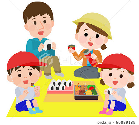 運動会 家族でお弁当 イラスト 運動会 家族でお弁当 イラスト 66889139
