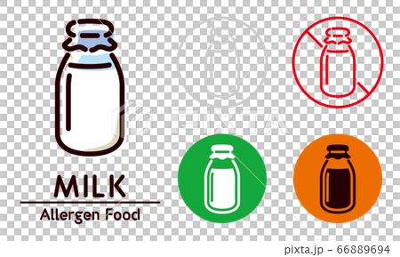 矢量 牛奶 乳製品 66889694