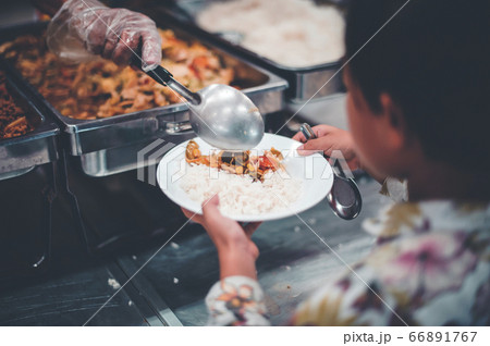 Free food service for hungry people in Thailand Free food service for hungry people in Thailand 66891767